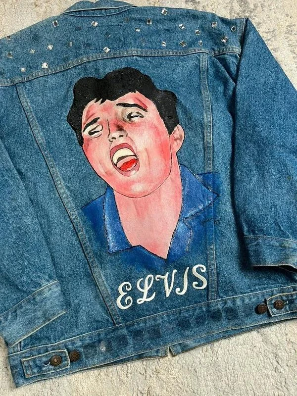 Vintage Levi's x Elvis Denim Jacket Size M – photo 6